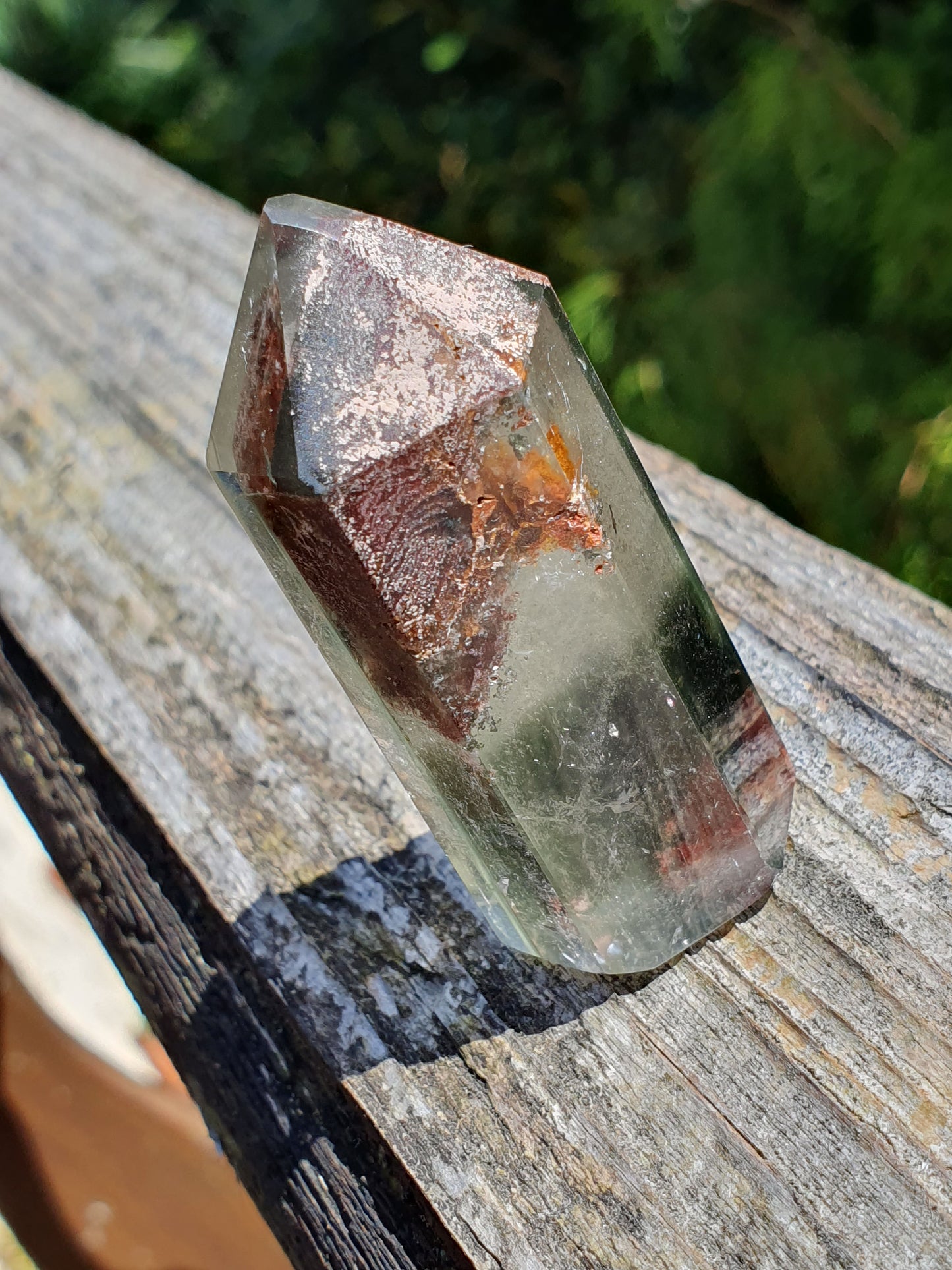 Pointe Quartz Chlorite F (Lodolite)