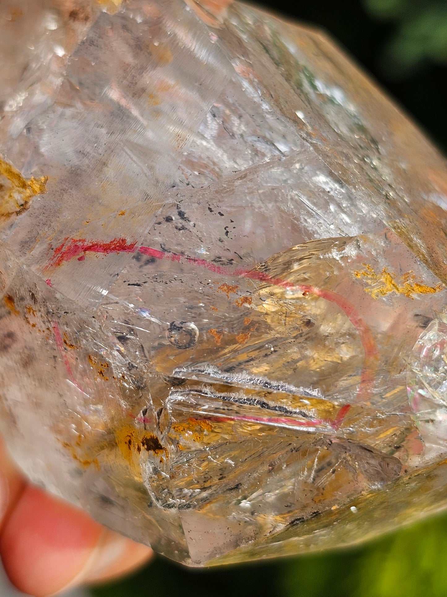 Quartz fenêtre à libelle (enhydro)
