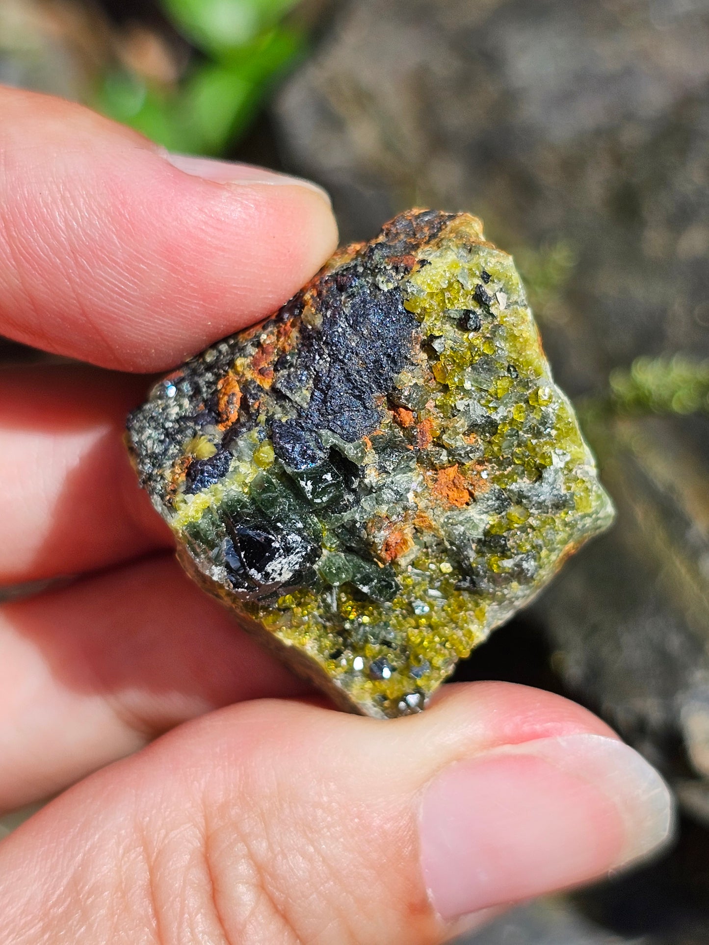 Mélange Grenat, Diopside, Epidote du Pakistan E