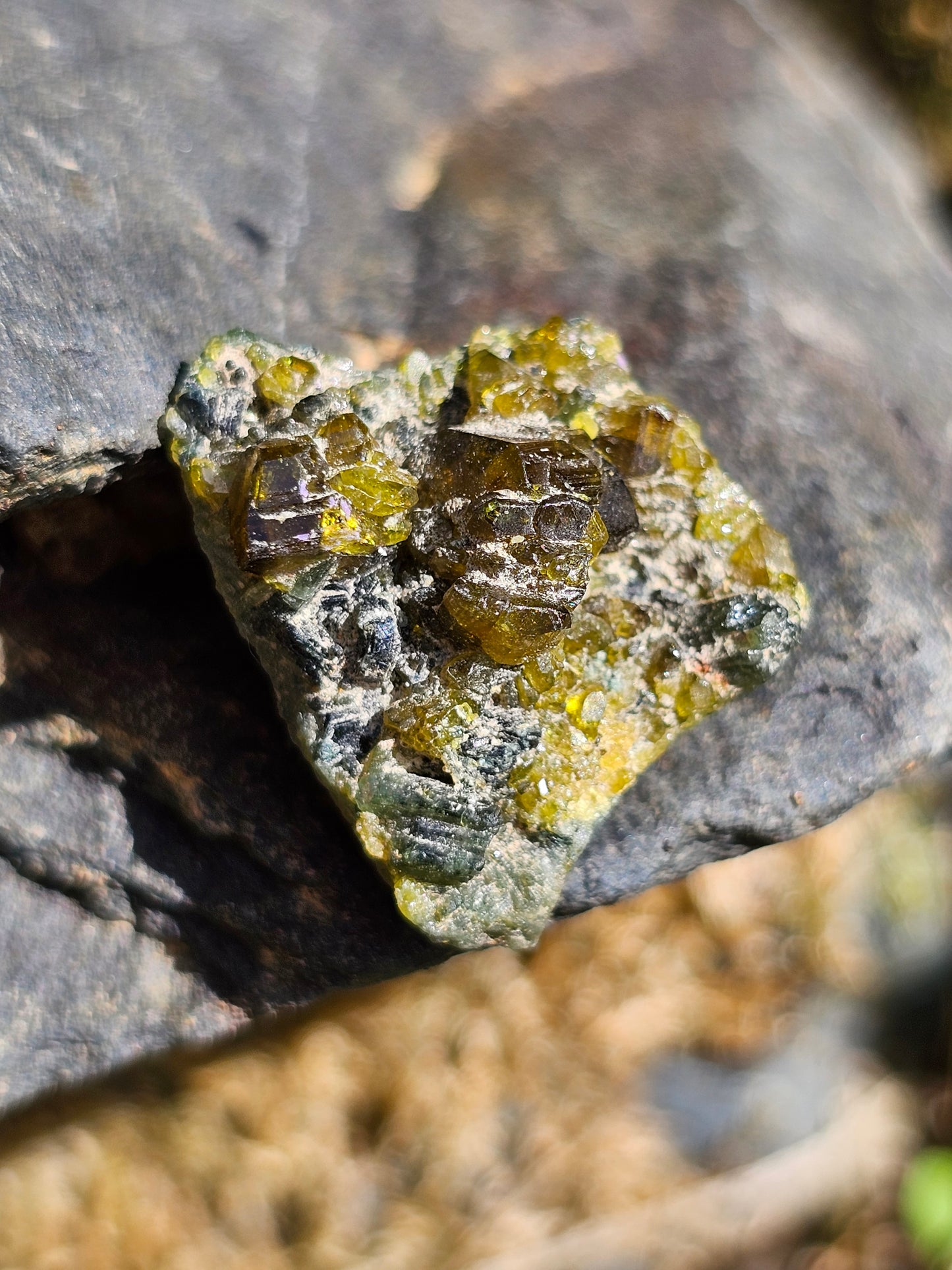 Mélange Grenat, Diopside, Epidote du Pakistan G