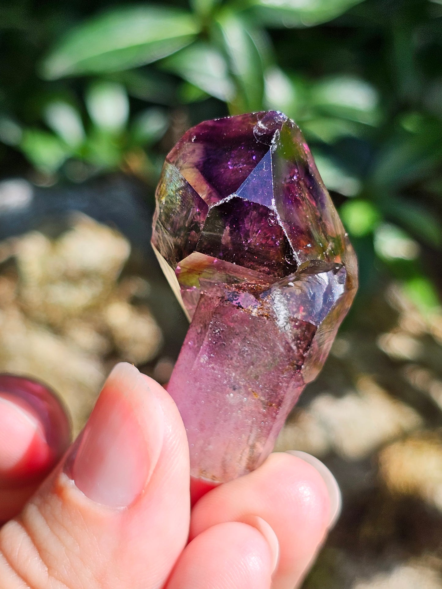 Quartz Shangaan (Améthyste/Quartz fumé/Quartz) B