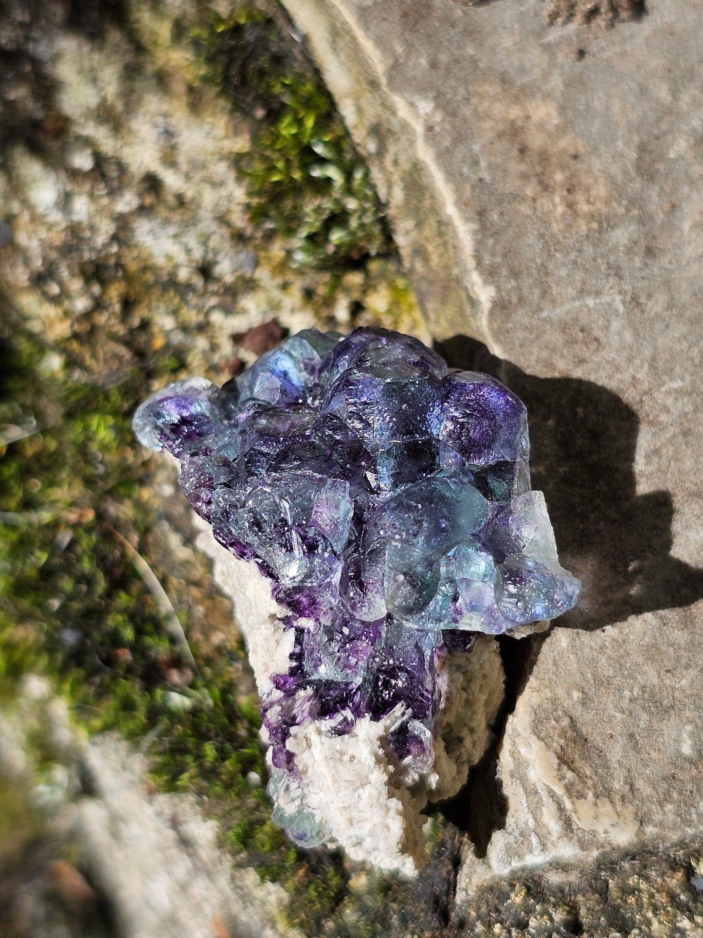 Fluorite brute d'Erongo