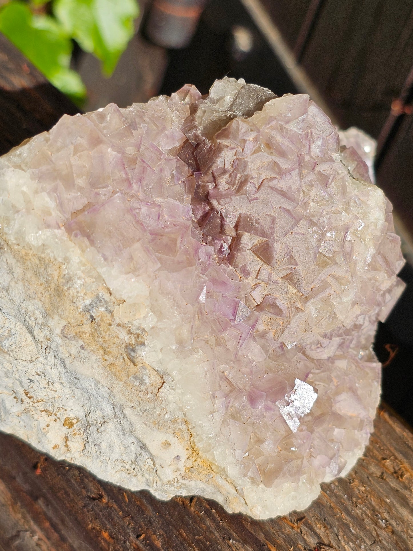 Grosse Fluorite française violette claire