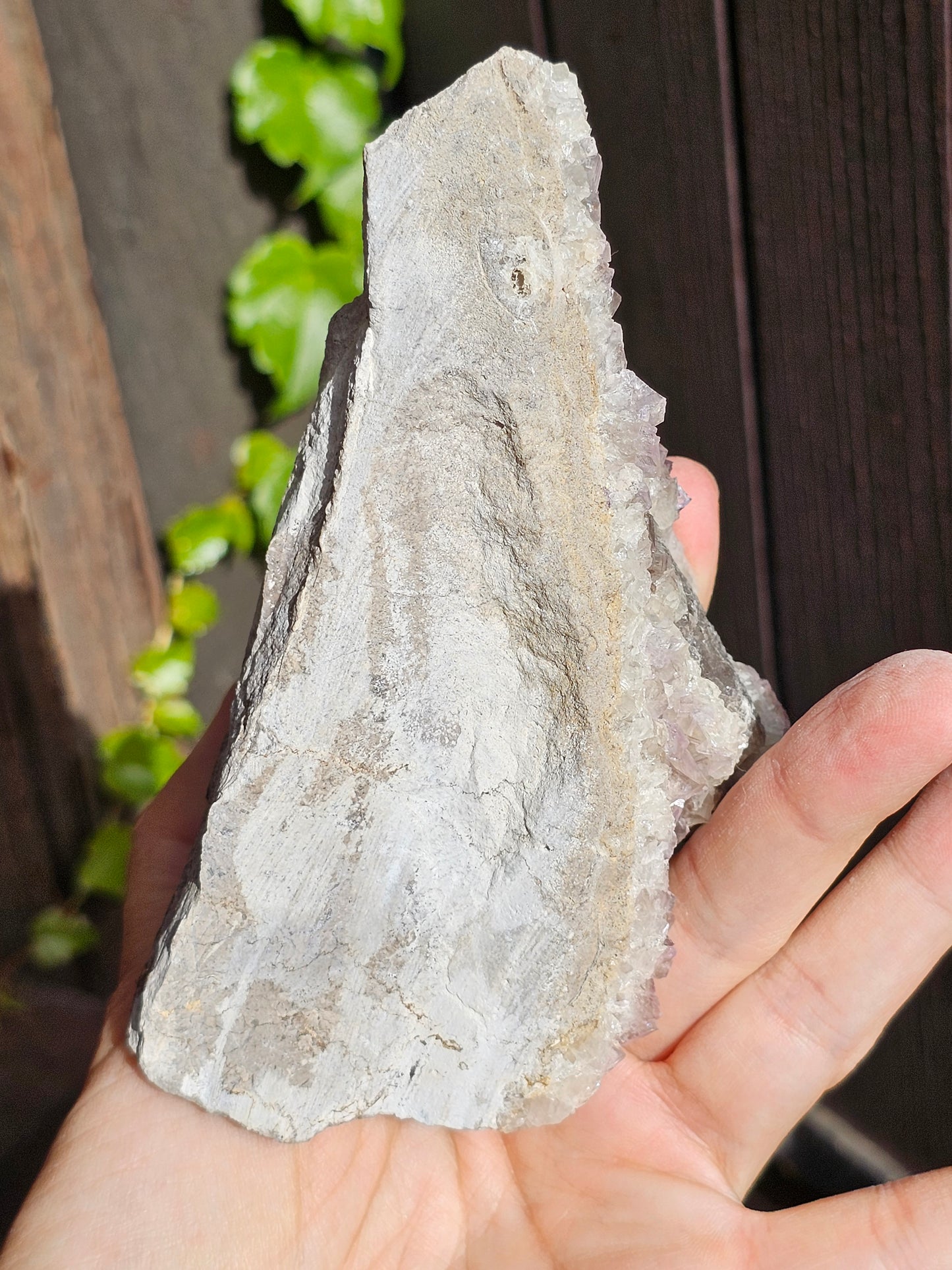 Grosse Fluorite française violette claire