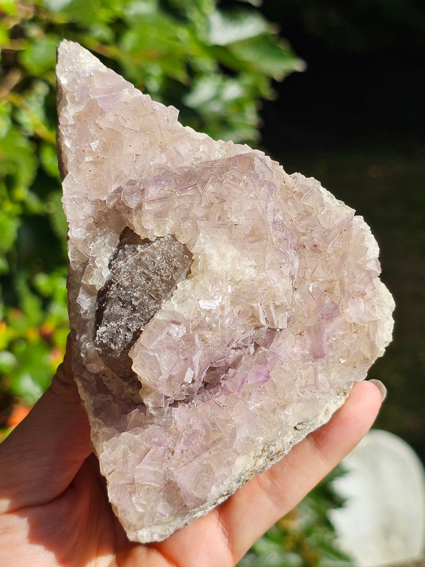 Grosse Fluorite française violette claire