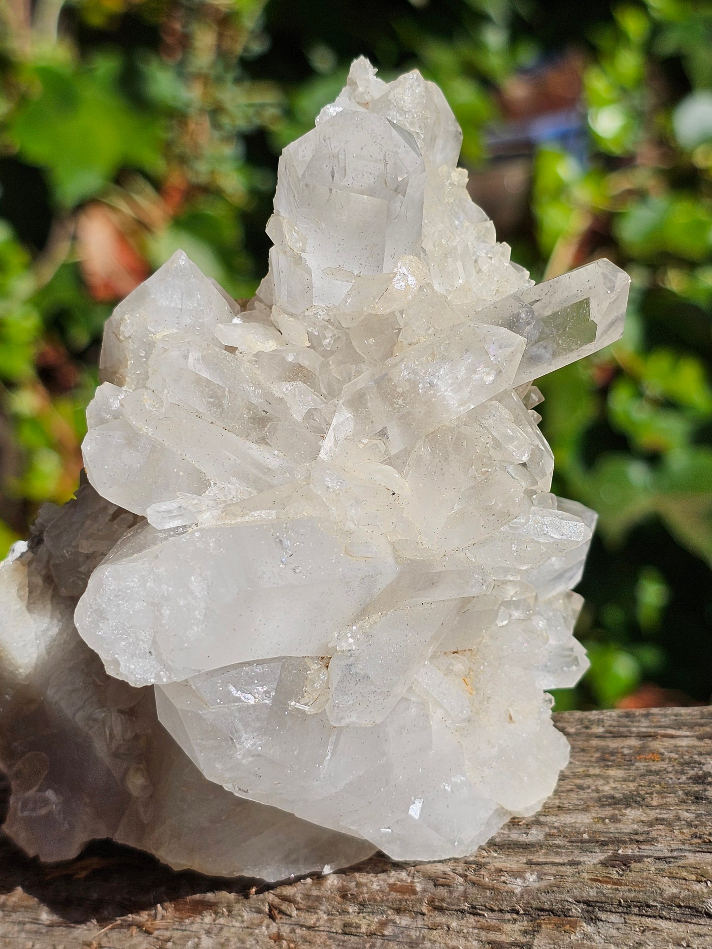 Quartz des Pyrénées avec fantôme