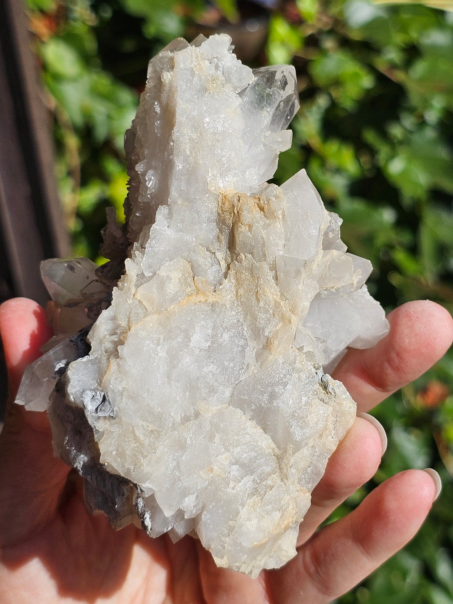 Quartz des Pyrénées avec fantôme