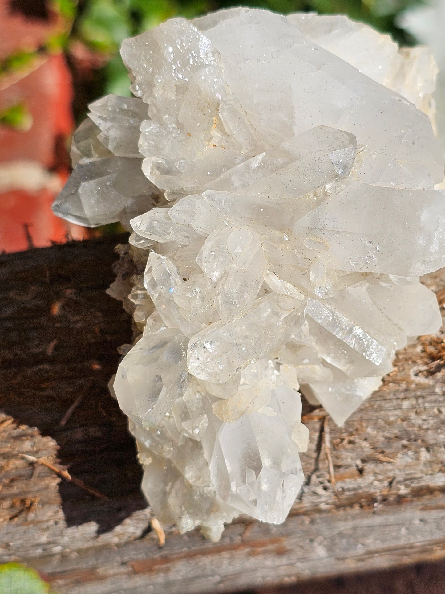 Quartz des Pyrénées avec fantôme