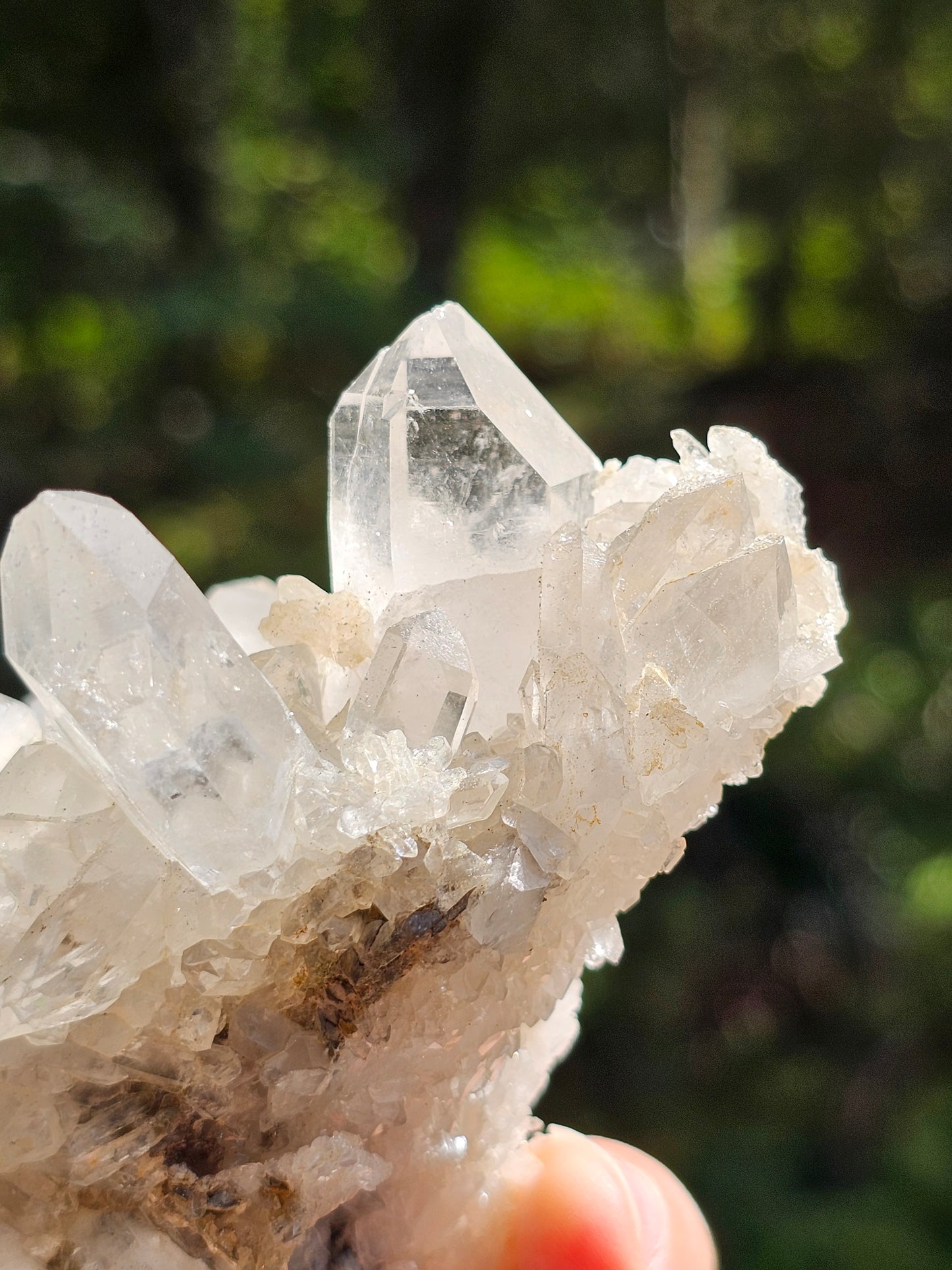 Quartz des Pyrénées avec fantôme