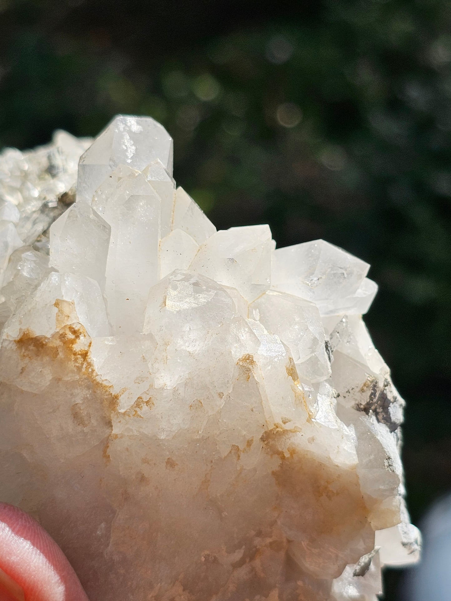 Quartz des Pyrénées avec fantôme