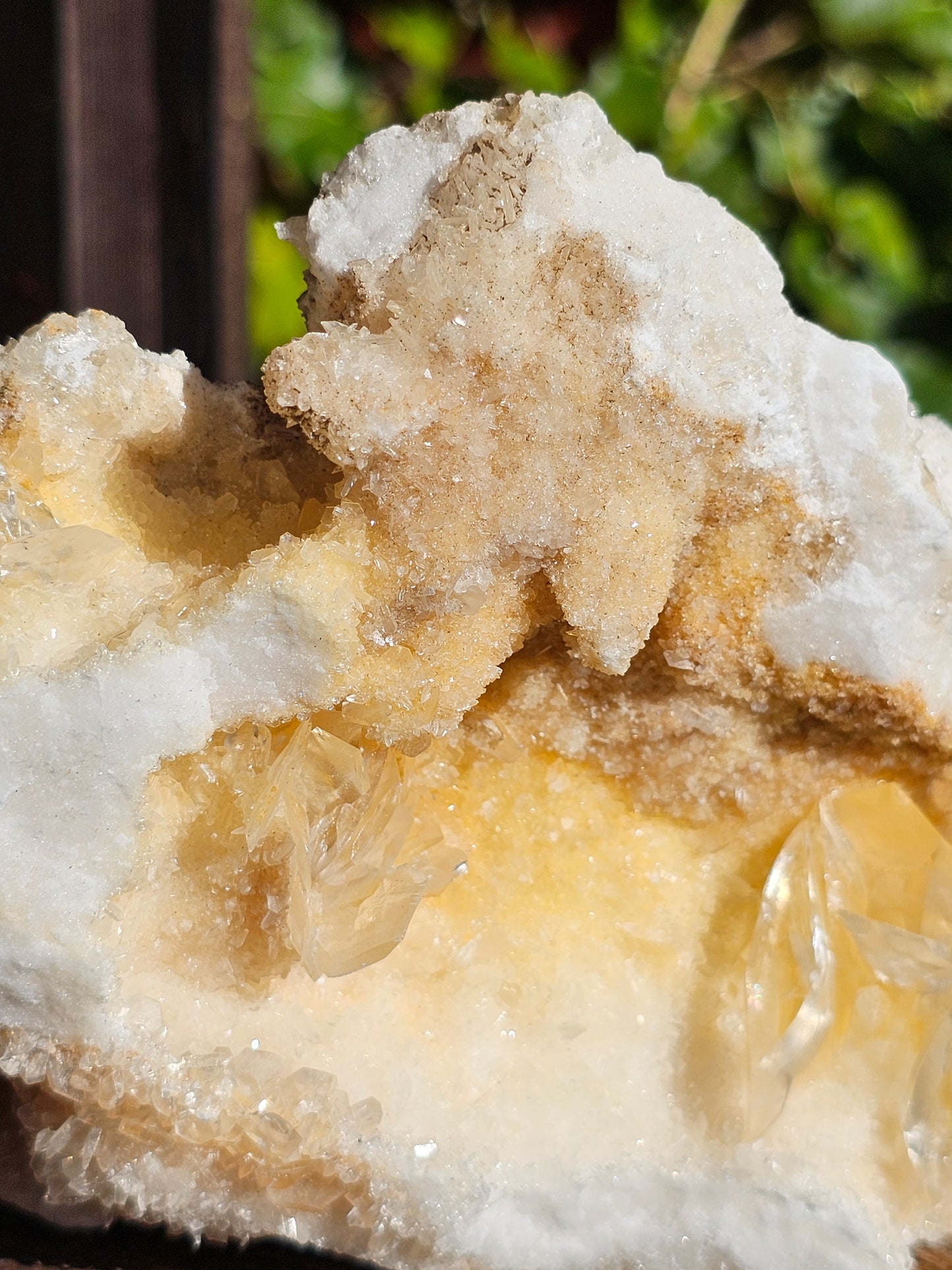 Beau Gyspe sur Aragonite