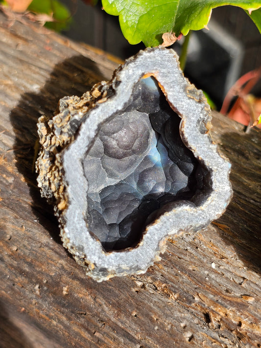 Géode de Calcédoine française P