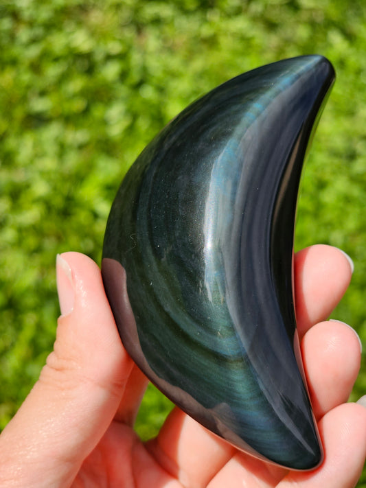 Lune en Obsidienne œil céleste O2