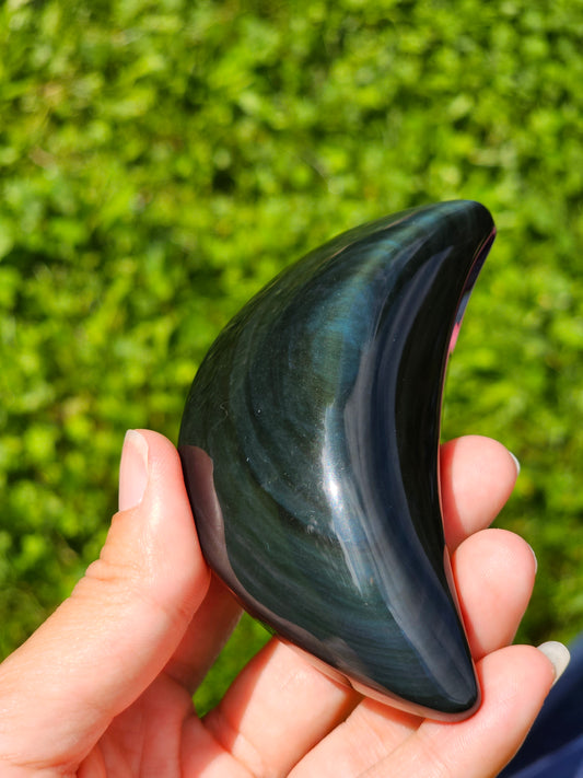 Lune en Obsidienne œil céleste O2