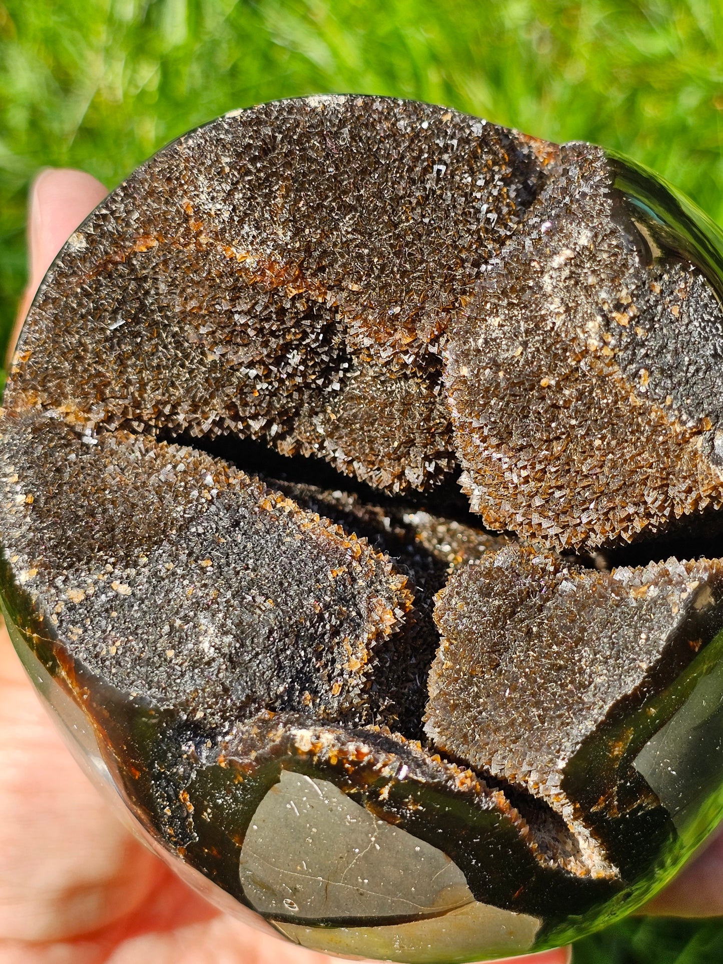 Demi sphère Septaria sauvage A
