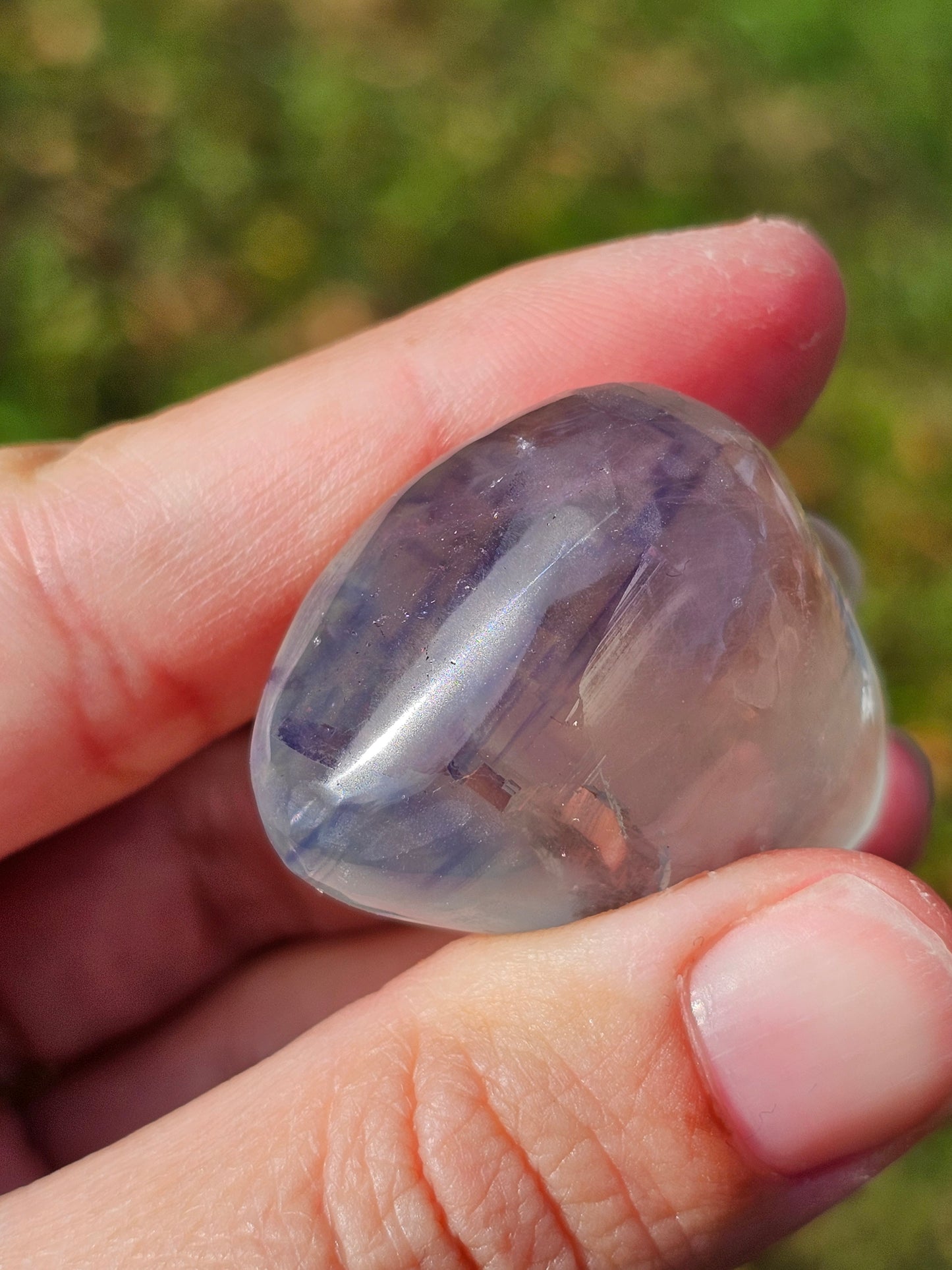 Galet Fluorite bleue française F
