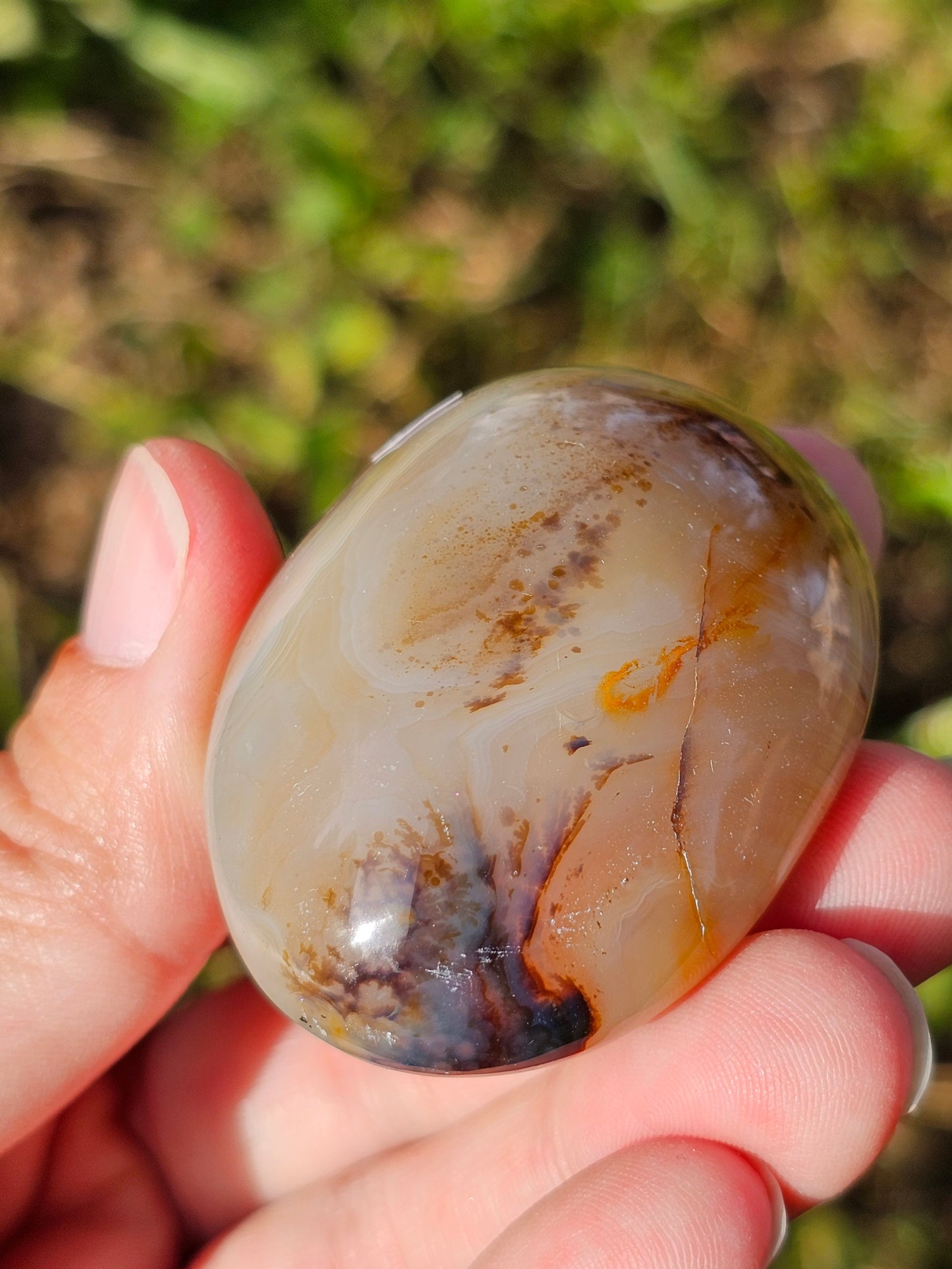 Galet Agate dendritique ( à choisir)