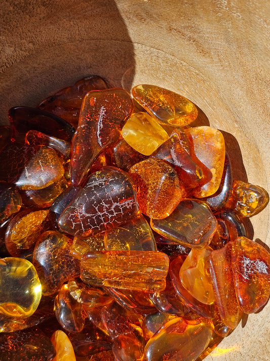 Pierre roulée Ambre