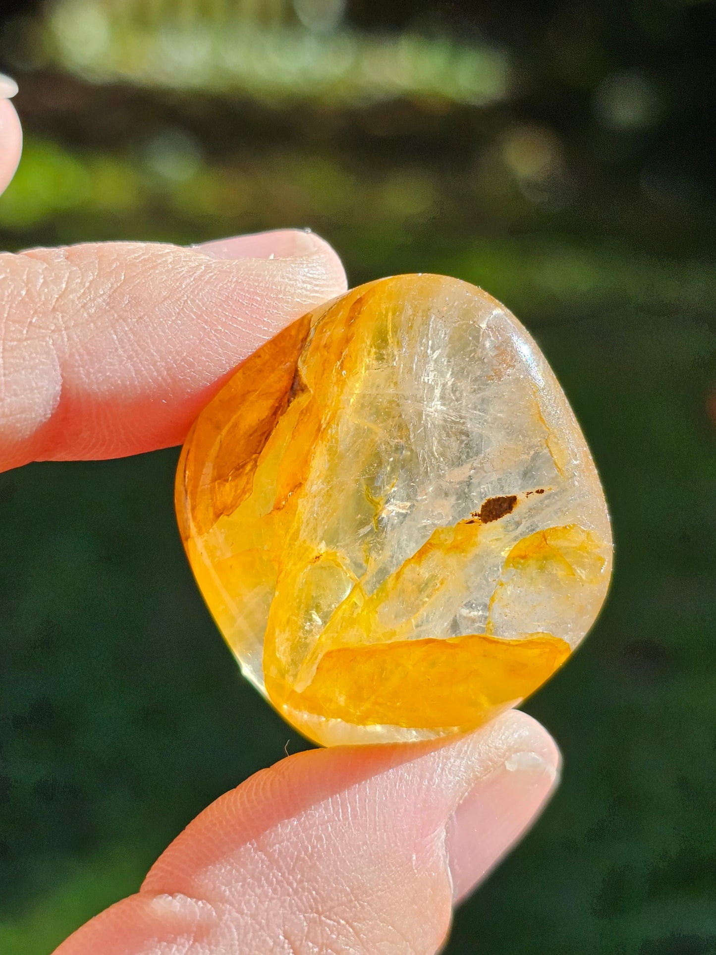 Pierre roulée Quartz hématoïde rouge