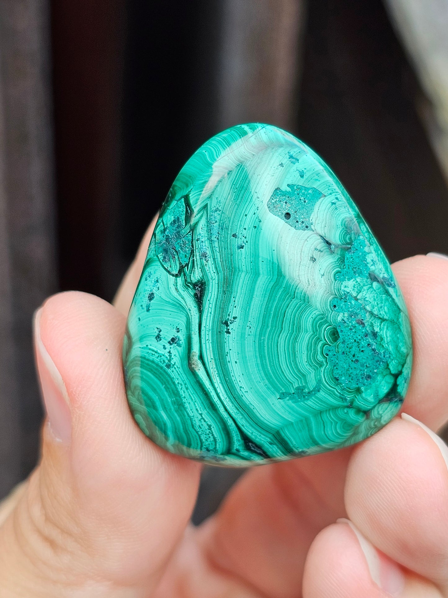 Galet Malachite (à choisir)
