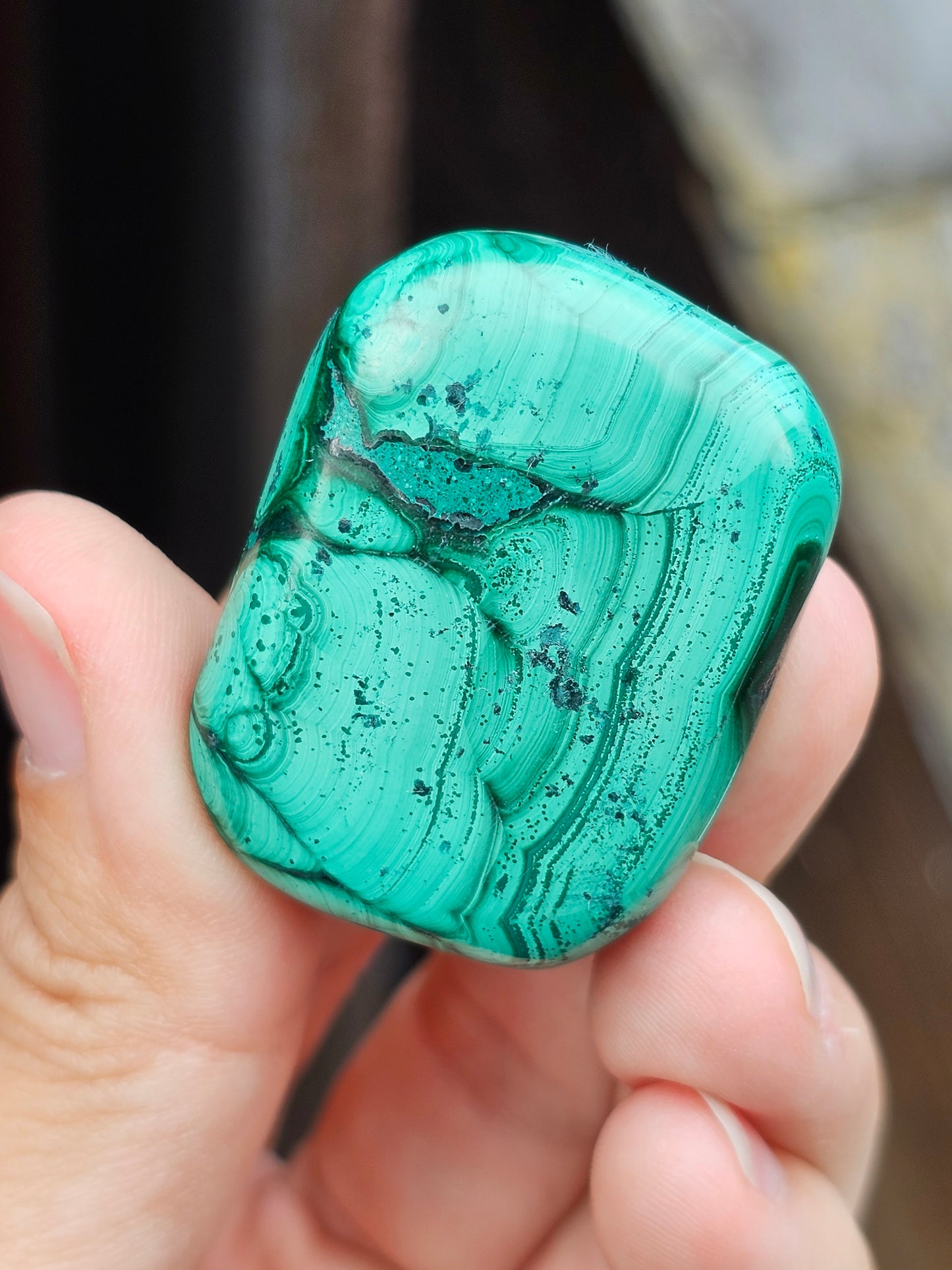 Galet Malachite (à choisir)