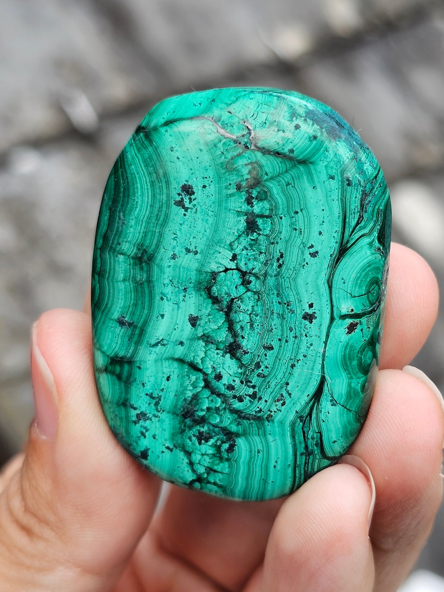 Galet Malachite (à choisir)