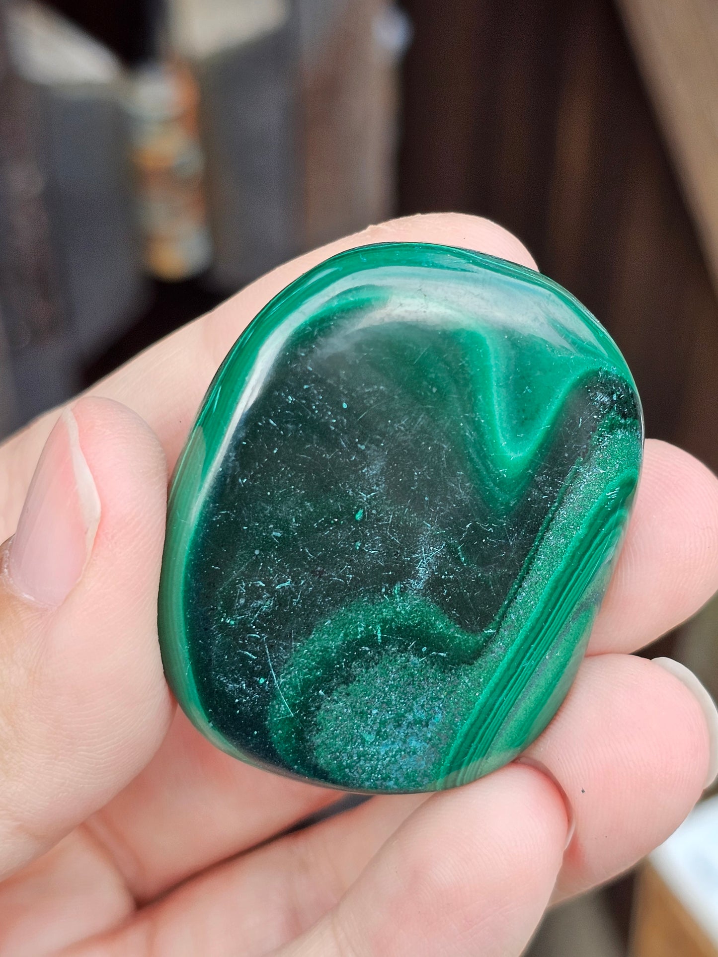 Galet Malachite (à choisir)