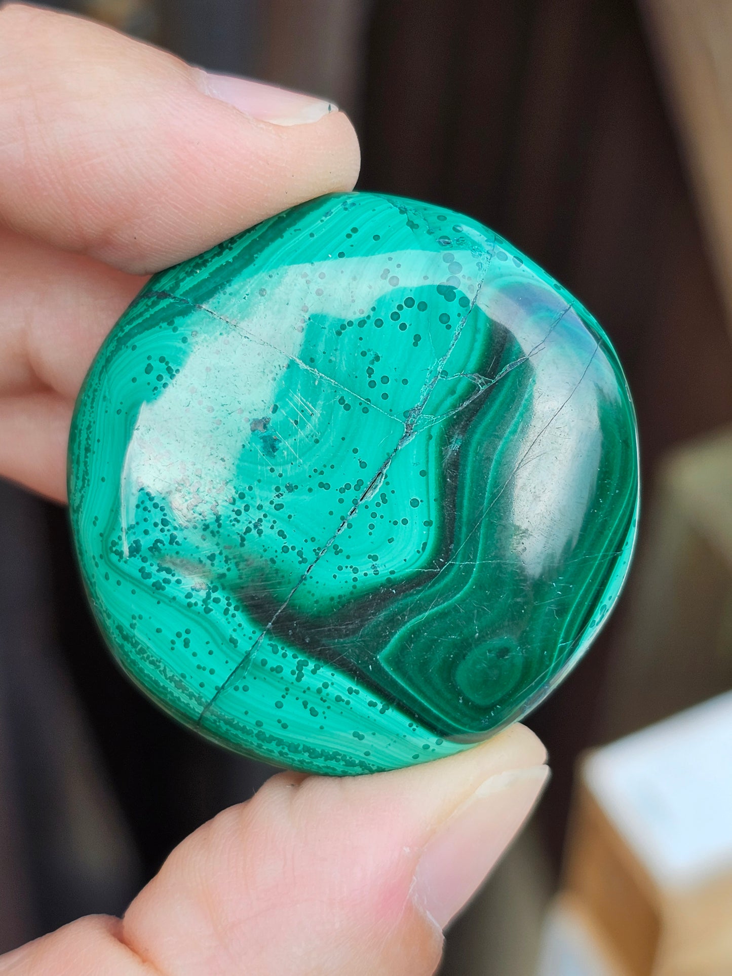 Galet Malachite (à choisir)