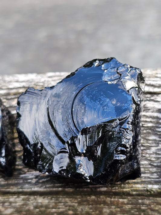 Obsidienne noire brute