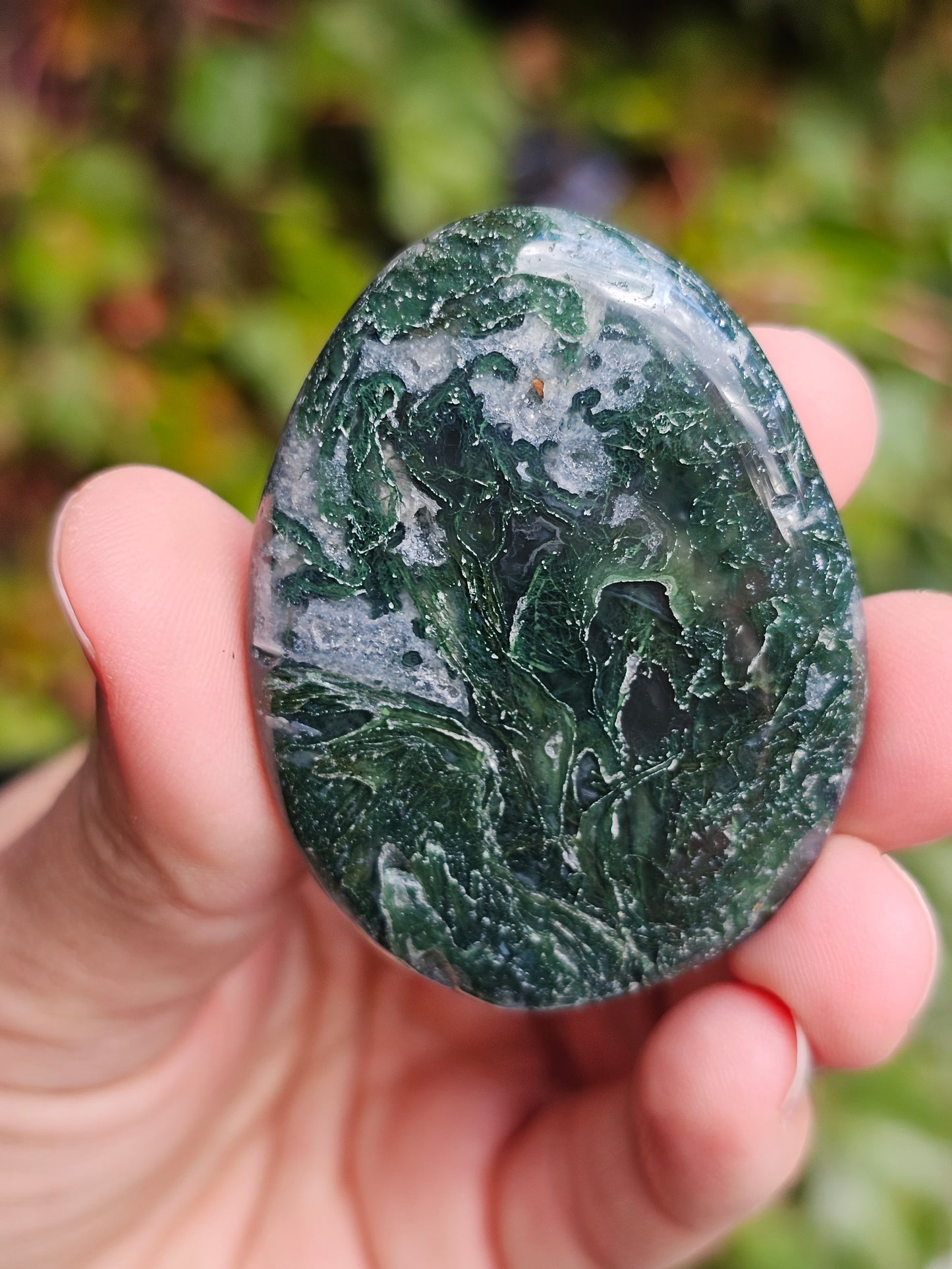 Galet plat Agate arbre (à choisir)