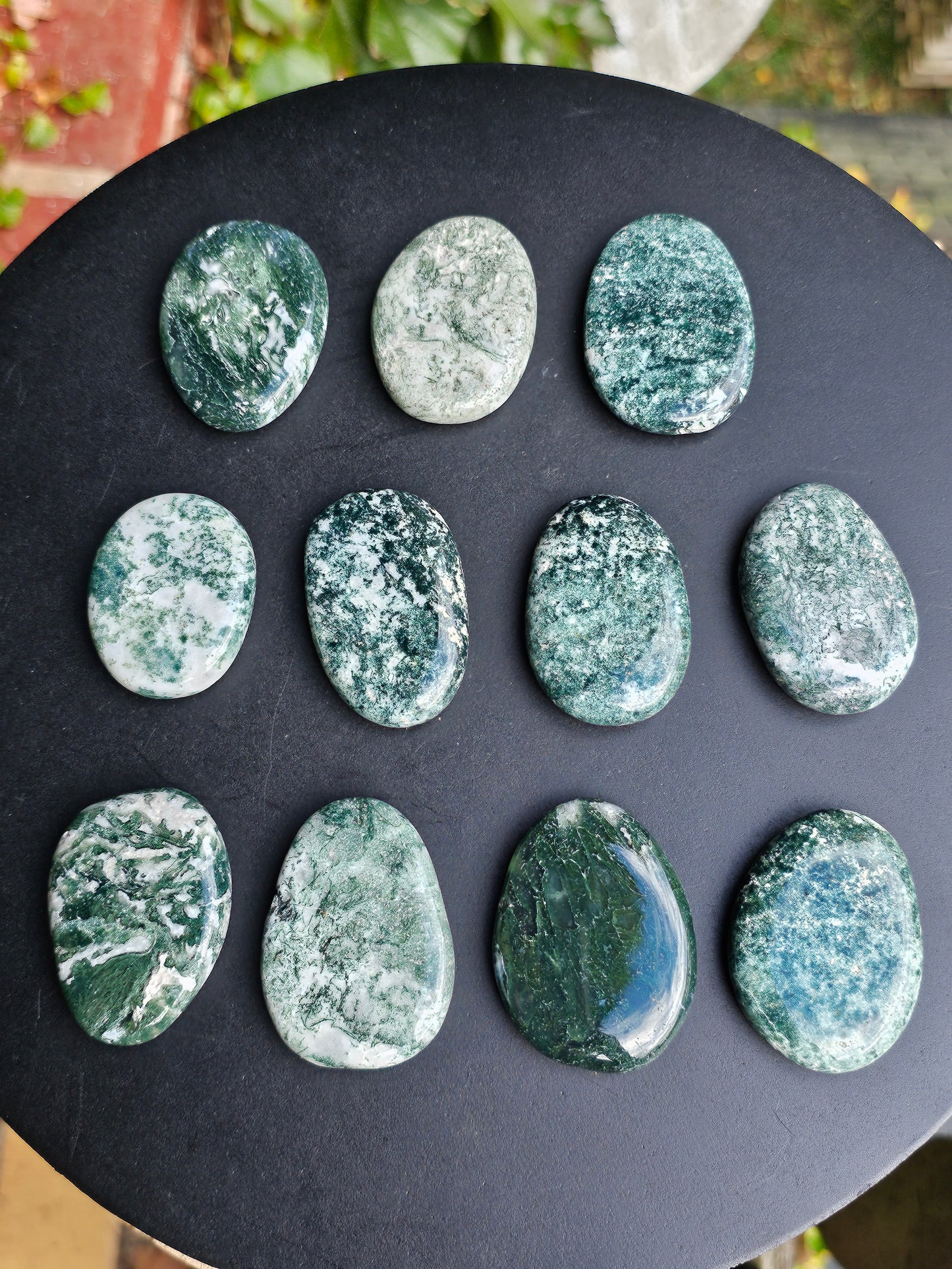 Galet plat Agate arbre (à choisir)