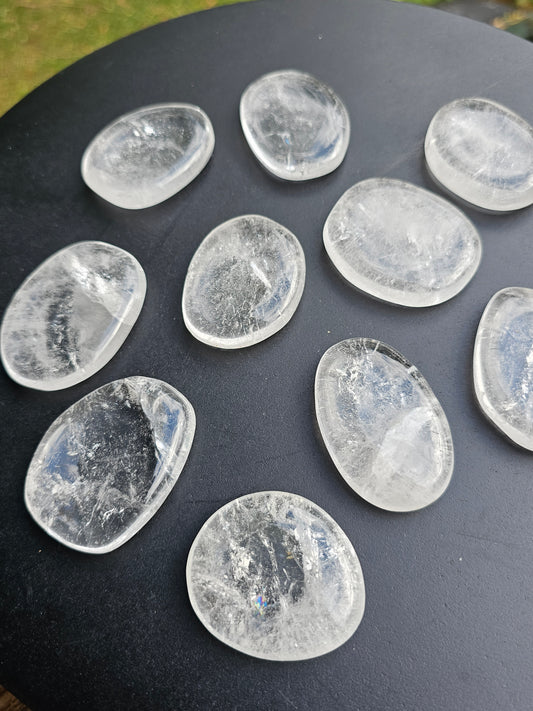 Galet plat Cristal de roche