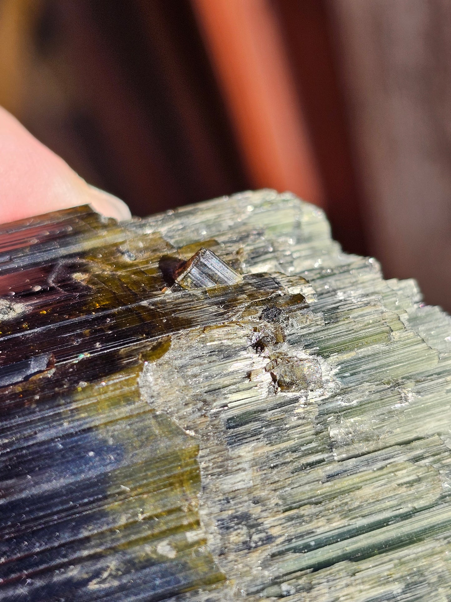 Grosse Tourmaline verte d'exception