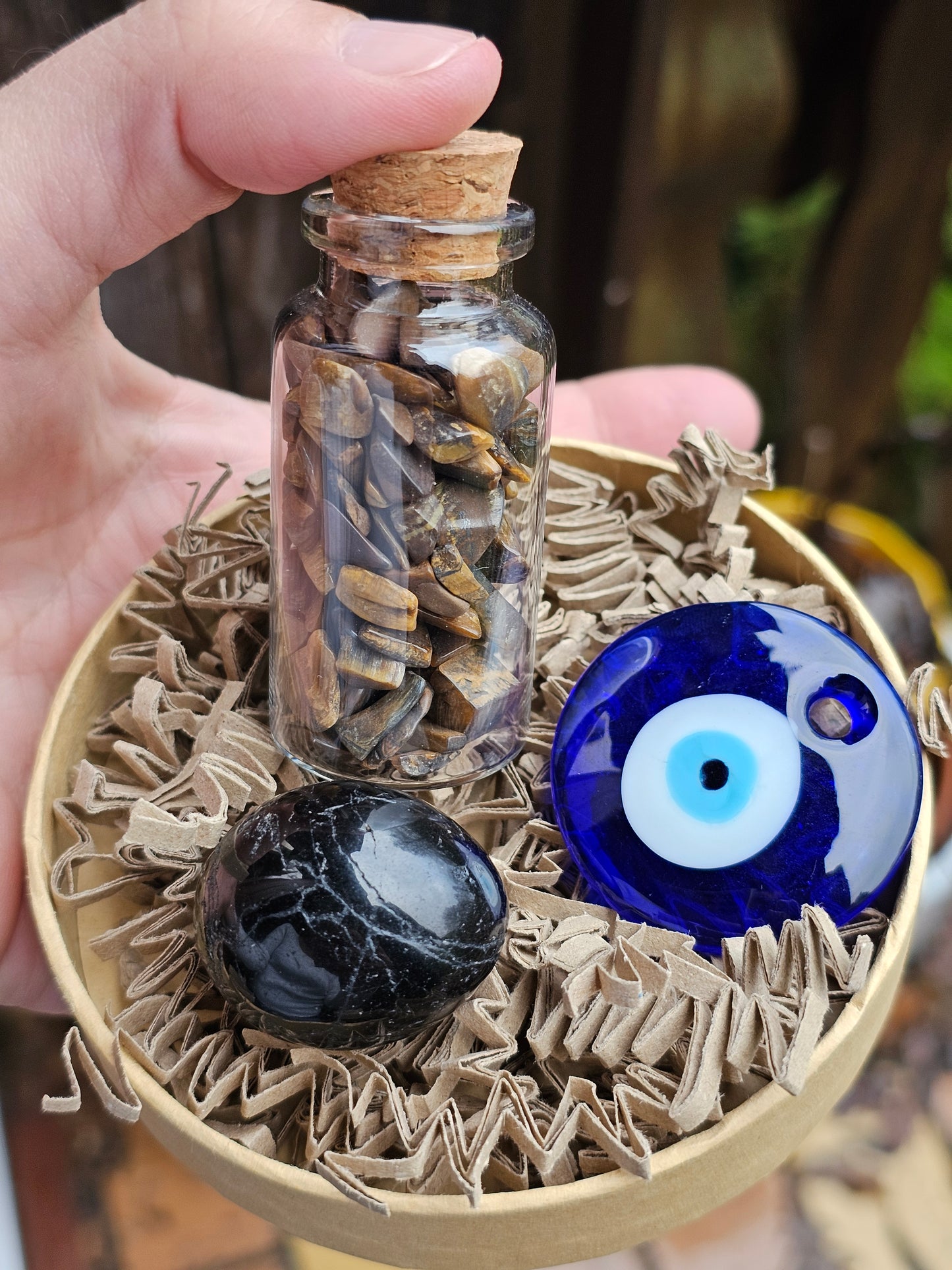 Coffret Protection et Amulette Oeil de Nazar