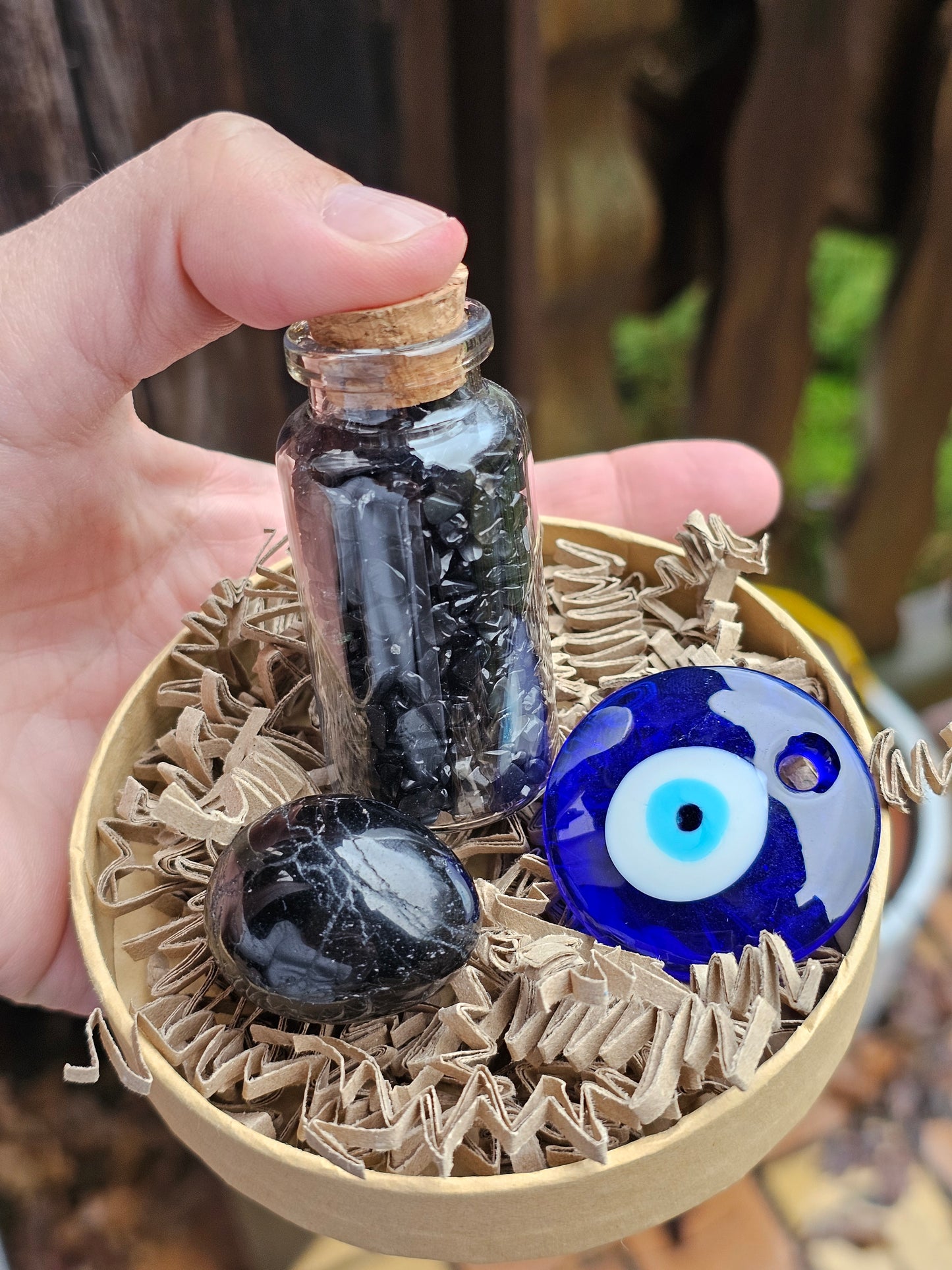 Coffret Protection et Amulette Oeil de Nazar