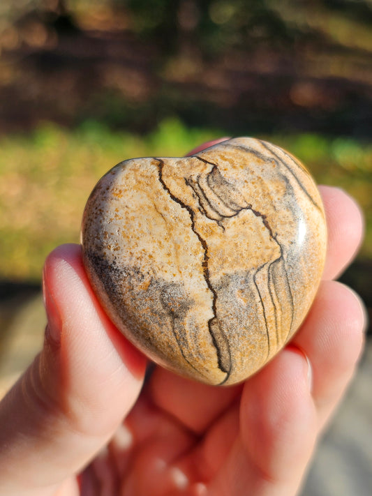 Cœur Jaspe Paysage