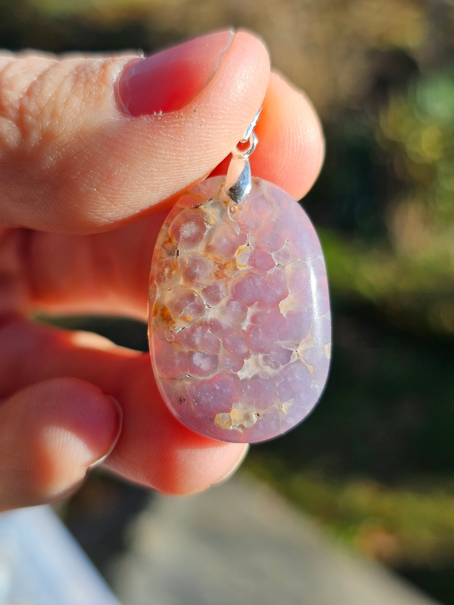 Pendentif Agate grappe (à choisir)