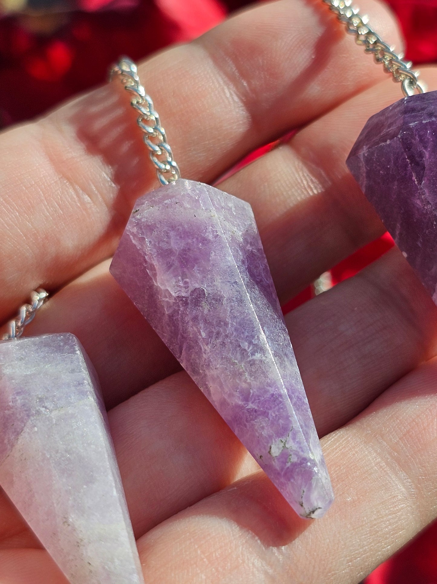 Pendule en Fluorite (à choisir)