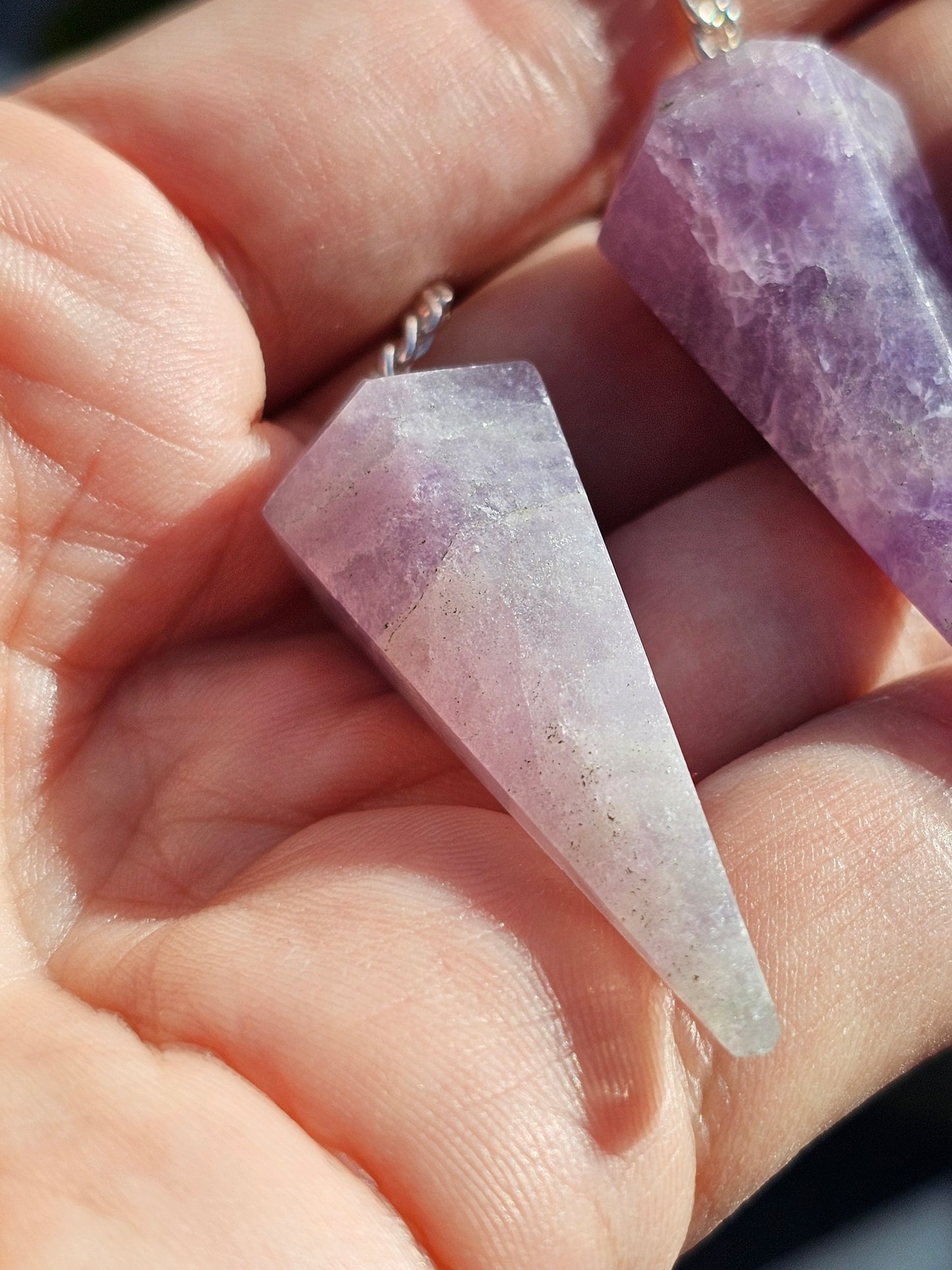 Pendule en Fluorite (à choisir)
