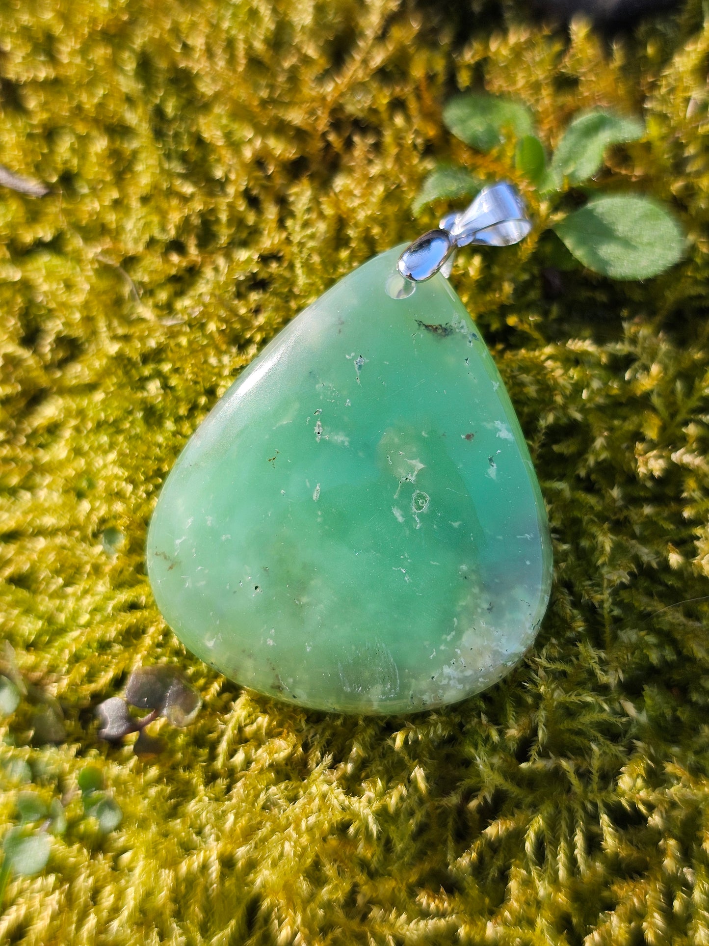 Pendentif en Chrysoprase C3