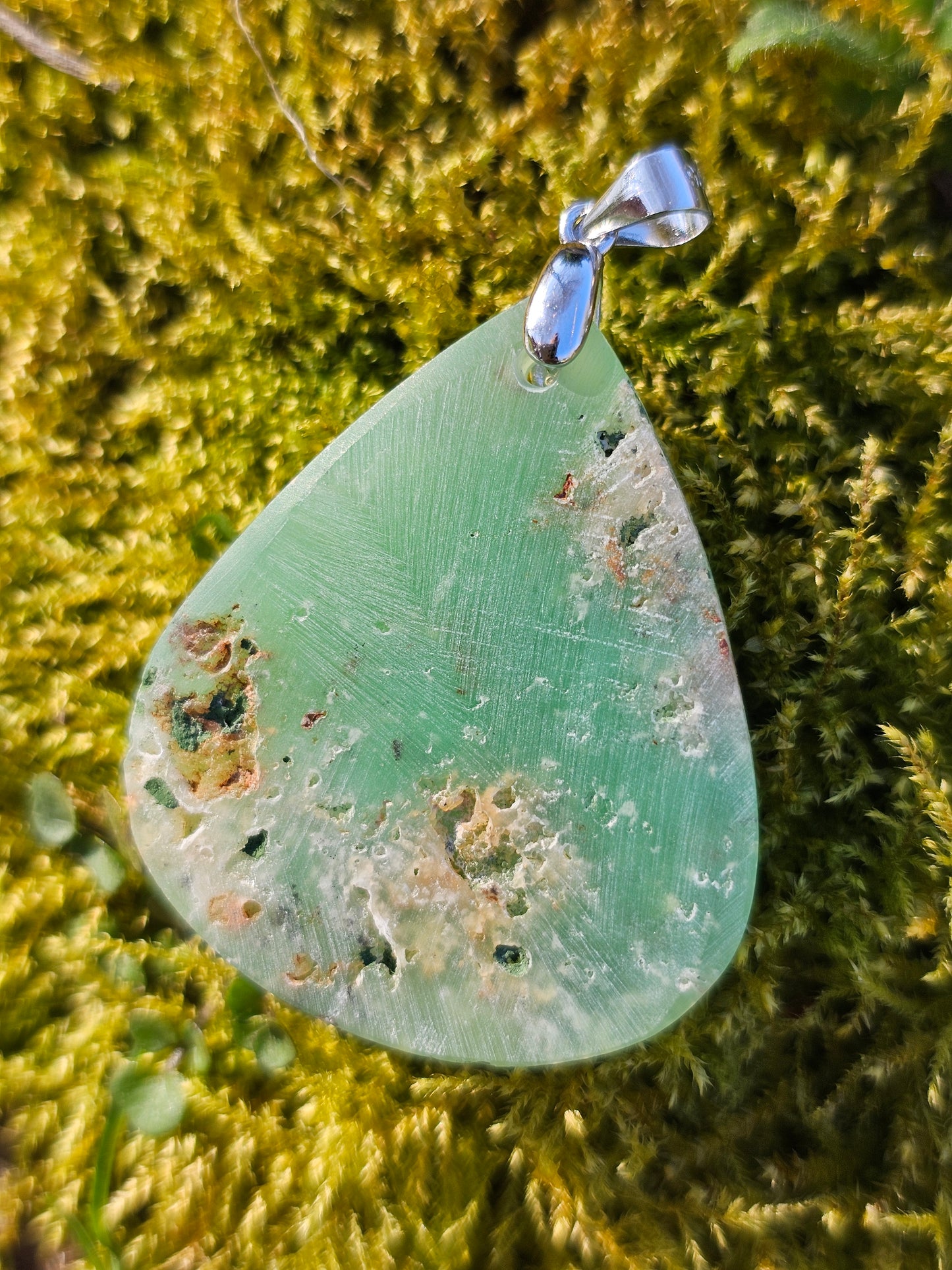 Pendentif en Chrysoprase C3