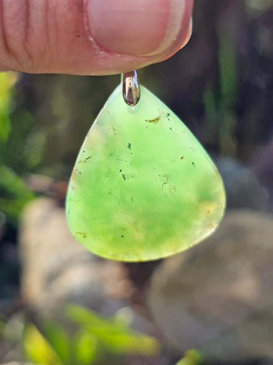 Pendentif en Chrysoprase C3