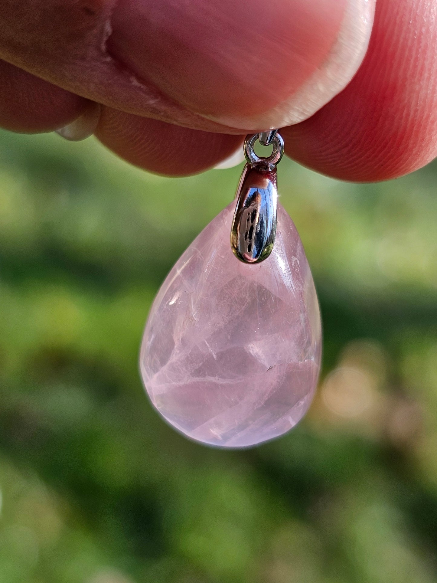 Pendentif Quartz rose QR6