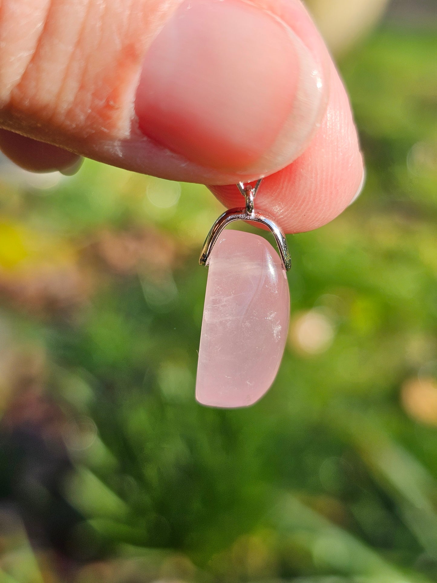 Pendentif Quartz rose QR6