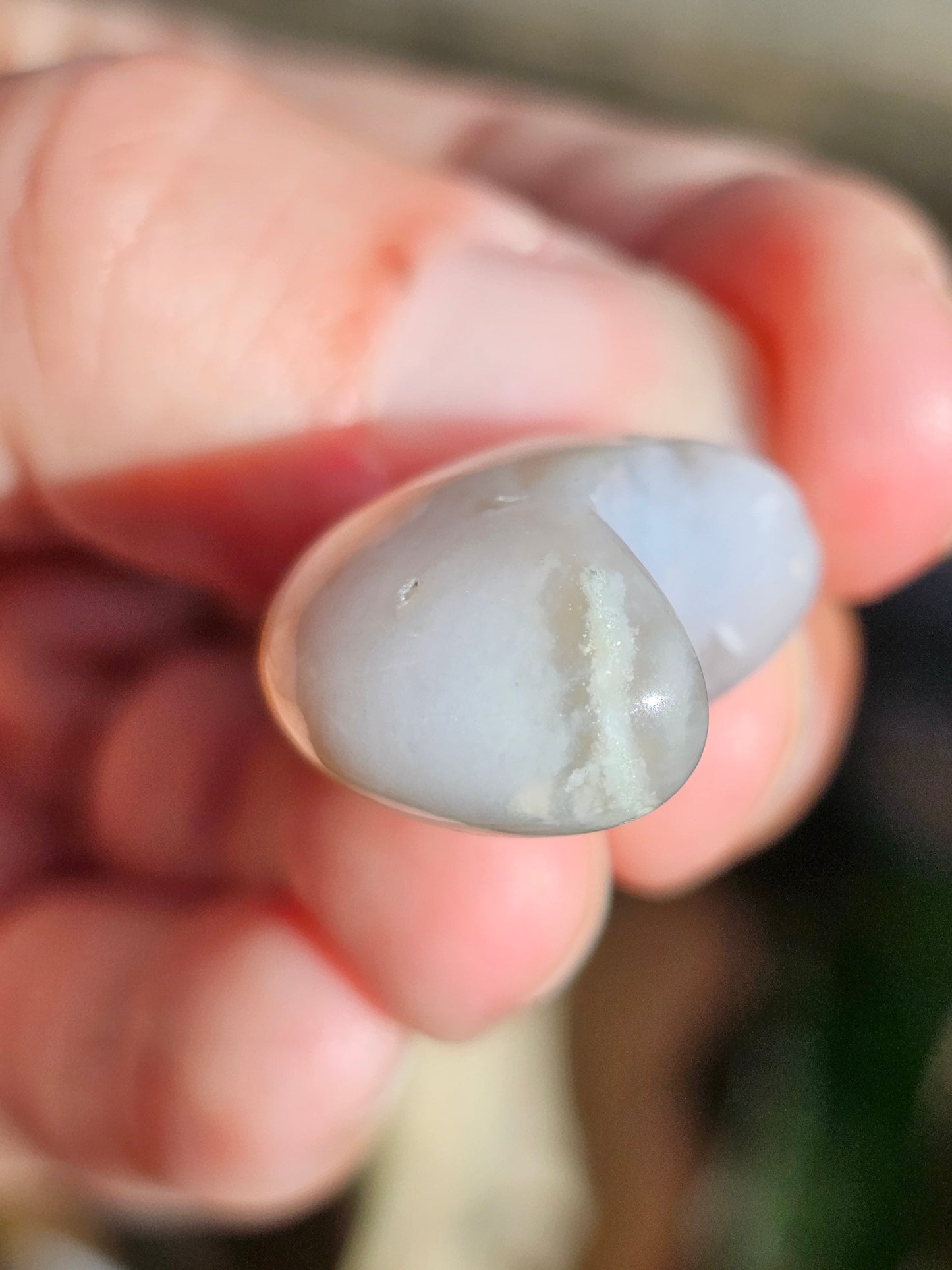 Pendentif Lune en Agate fleurs D