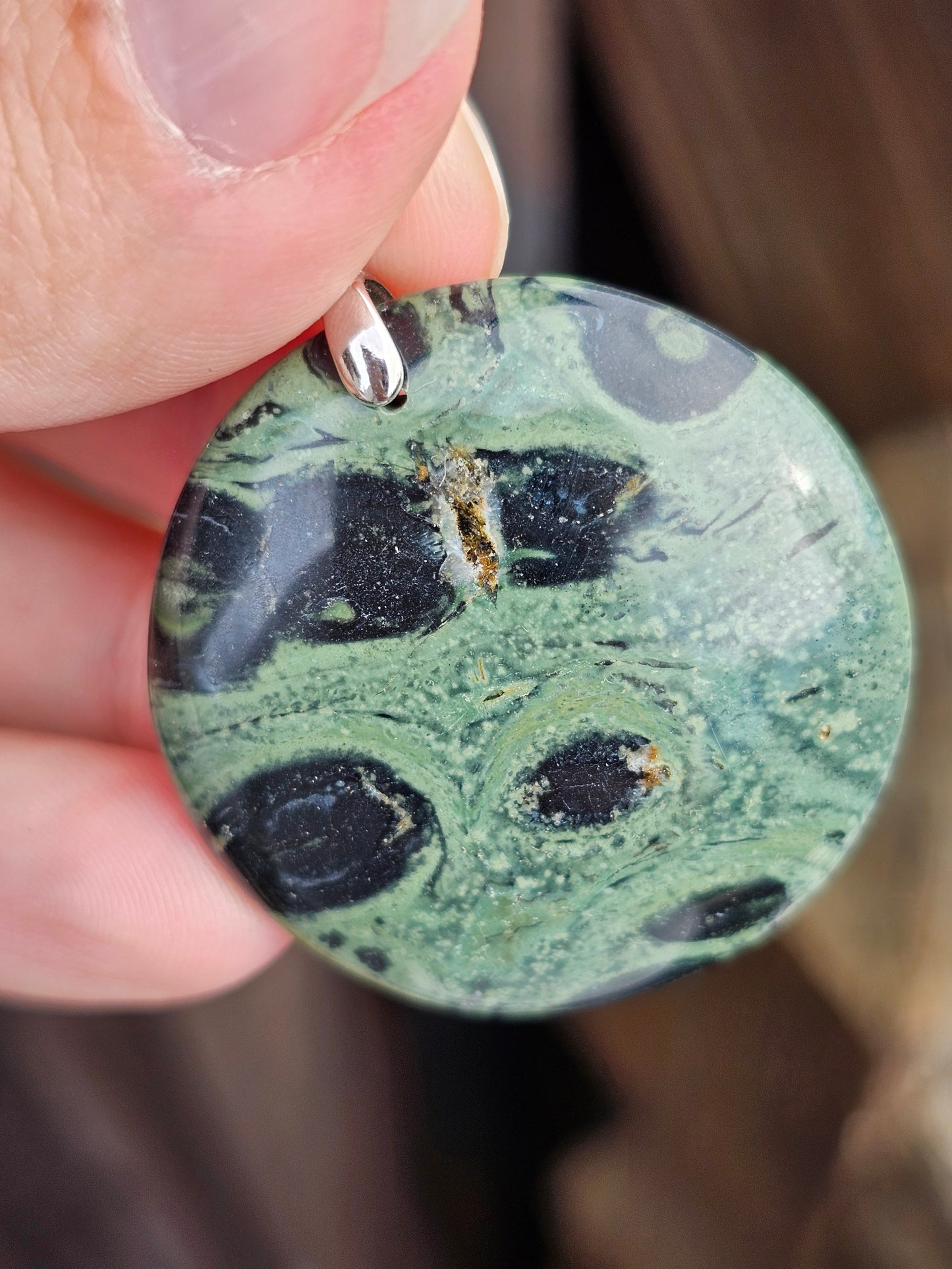 Pendentif en Jaspe Kambaba