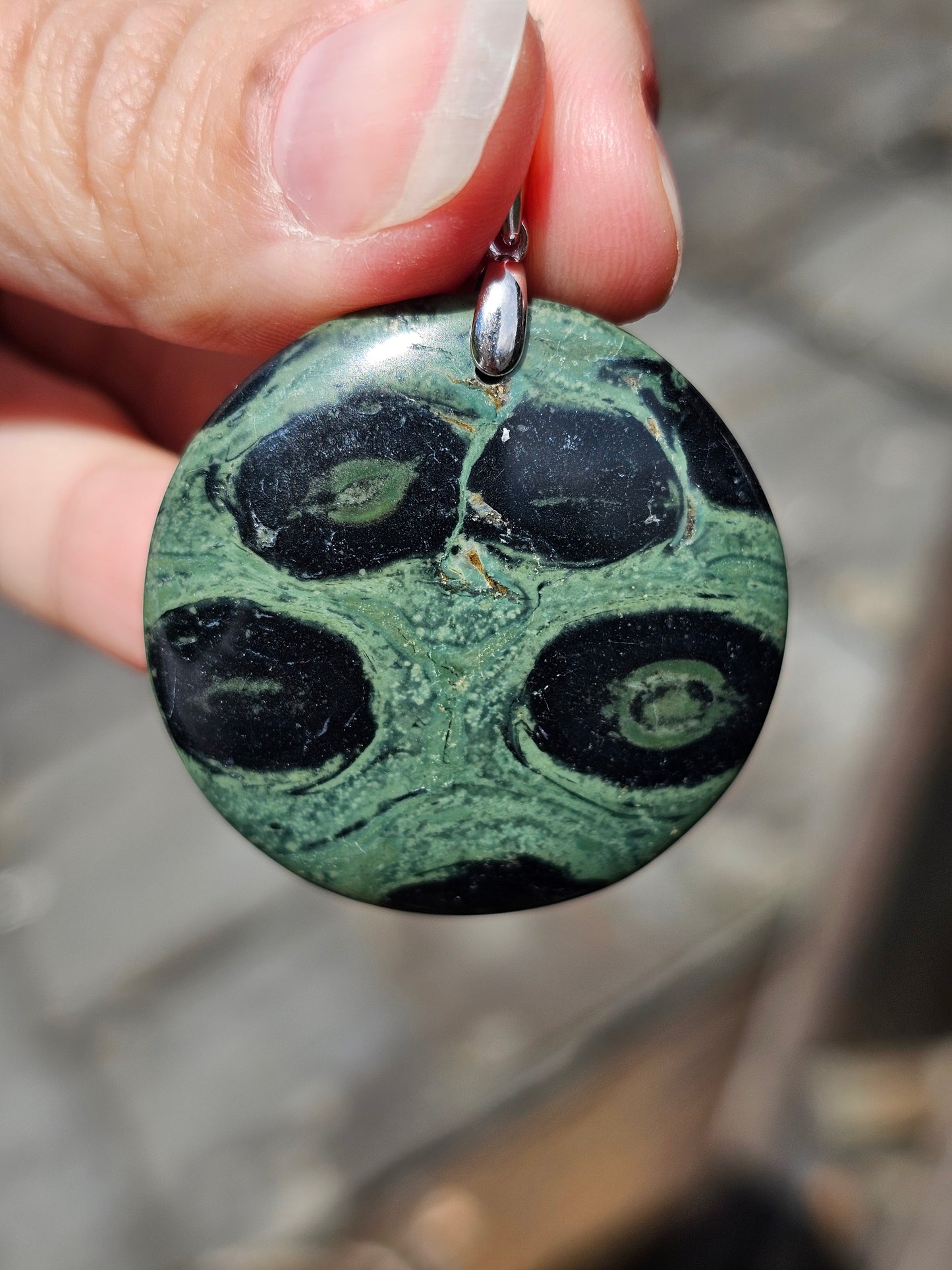 Pendentif en Jaspe Kambaba