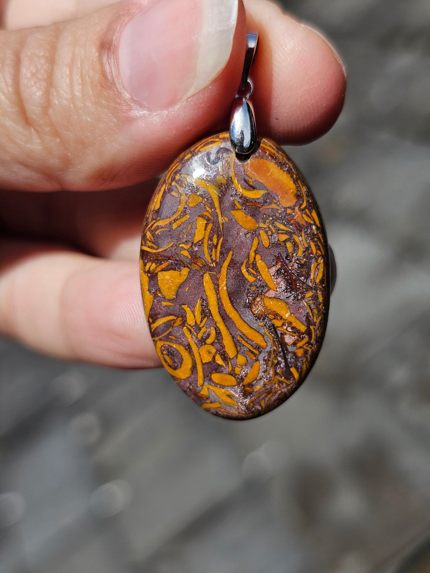 Pendentif Jaspe Mariam n°3