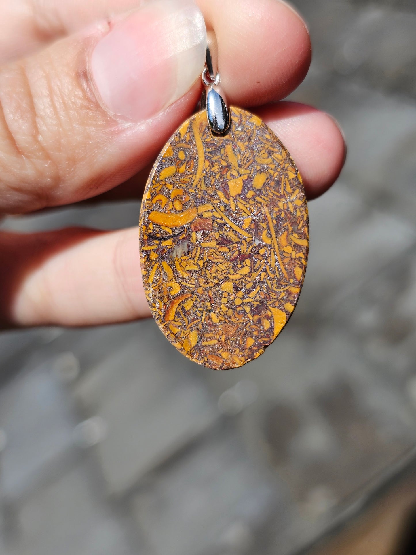 Pendentif Jaspe Mariam n°3