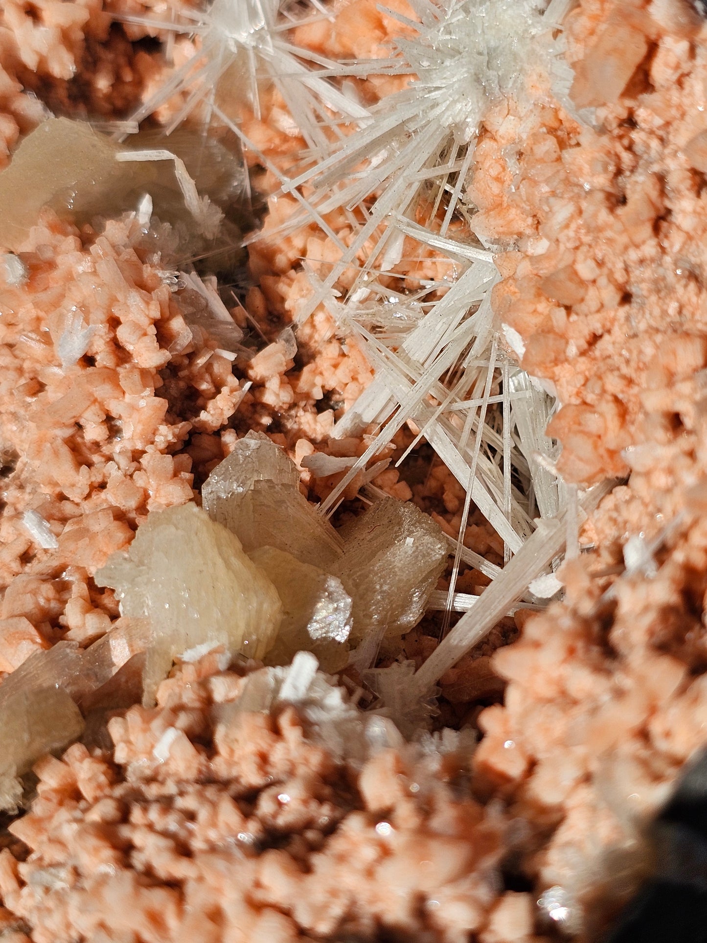 Scolécite sur Heulandite n°2